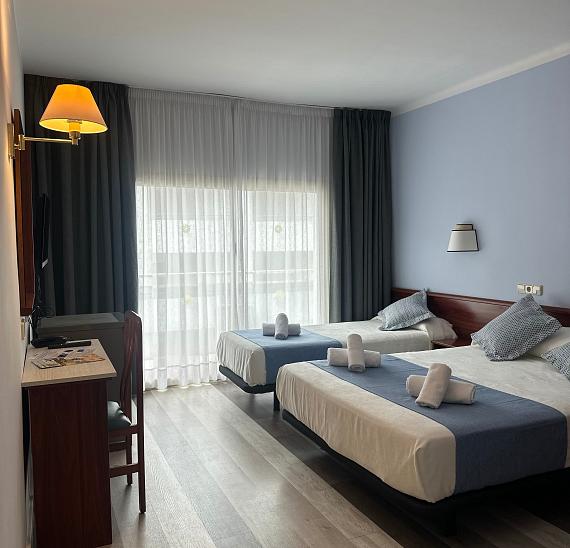 Triple matrimonial room