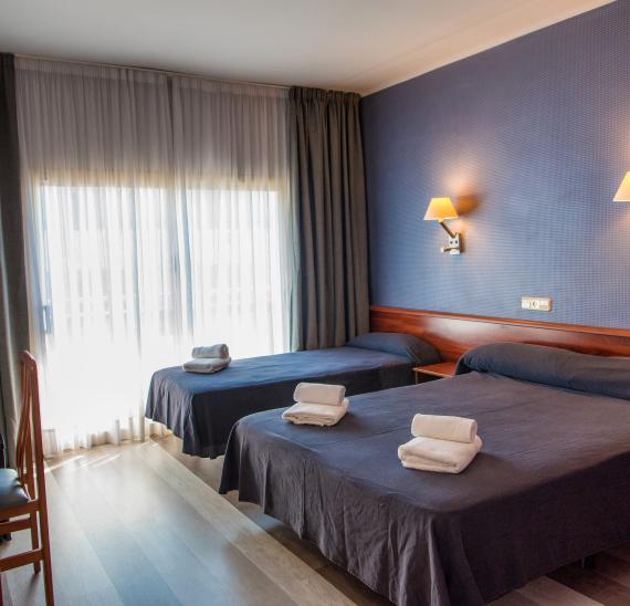 Habitació triple matrimonial